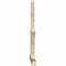 Ekena Millwork Richland Rough Sawn Timber Gable Bracket, Douglas Fir, 108"W x 68"H x 4"D x 4"F, 15/12 Pitch GBW108X68X0404RIC00RDF - alternate 3